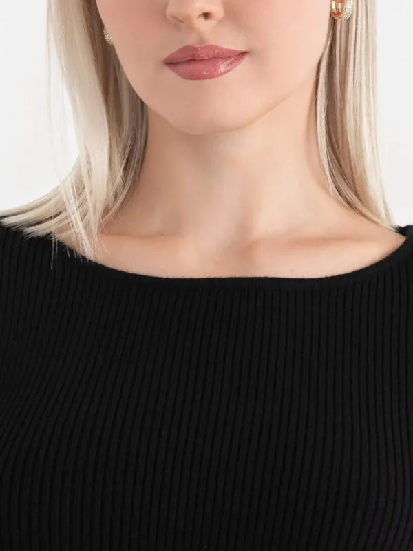 Ricki's Sweaters & Cardigans*Ribbed Boat Neck Sweater