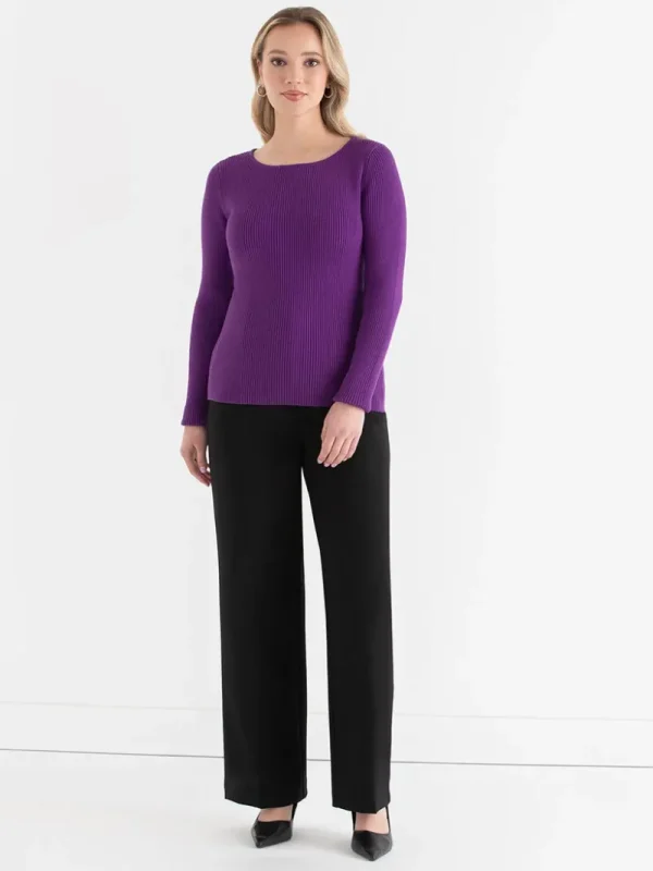 Ricki's Sweaters & Cardigans*Ribbed Boat Neck Sweater