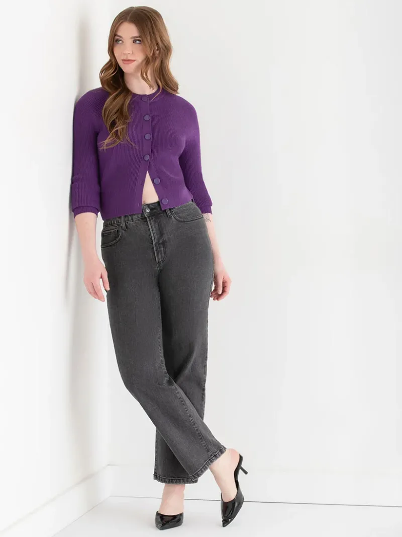 ribbed_button_front_cardi_0-2.webp Ricki's Sweaters & Cardigans*Ribbed Button Front Cardigan