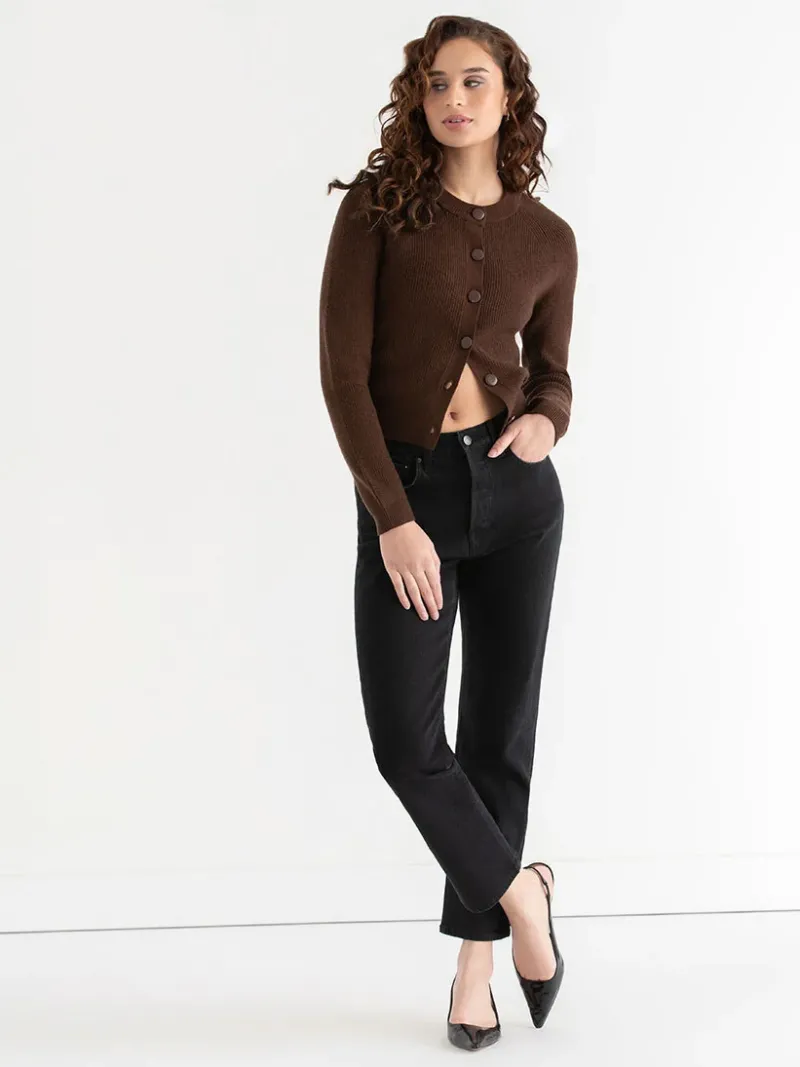 ribbed_button_front_cardi_0-3.webp Ricki's Sweaters & Cardigans*Ribbed Button Front Cardigan