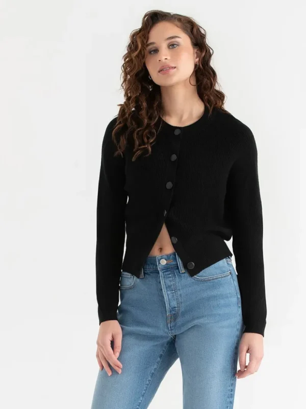 Ricki's Sweaters & Cardigans*Ribbed Button Front Cardigan