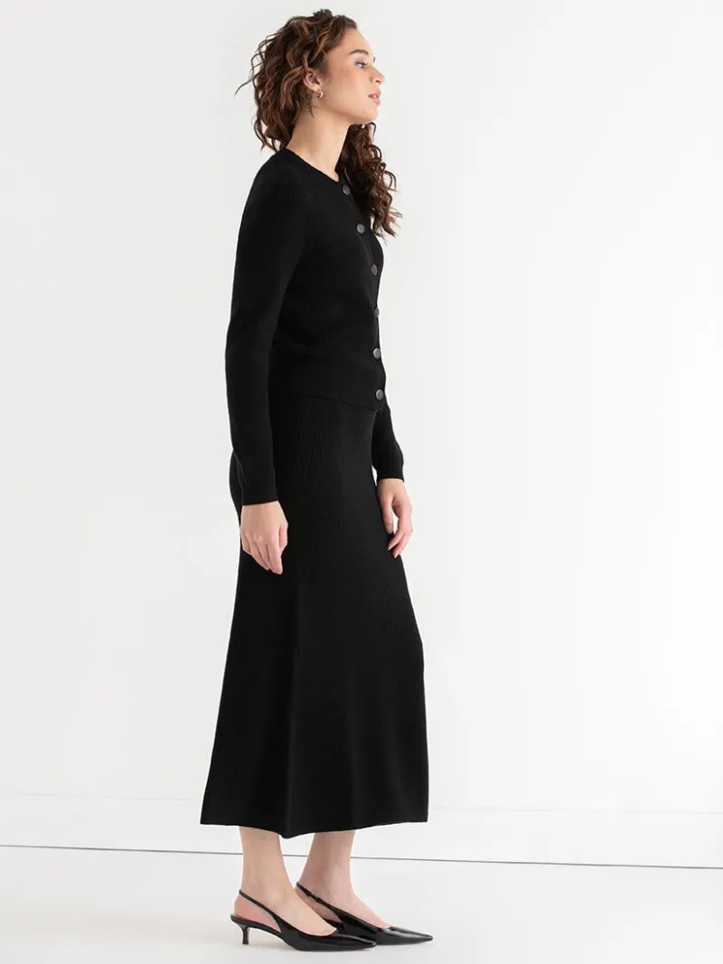 ribbed_button_front_cardi_5-1.webp Ricki's Sweaters & Cardigans*Ribbed Button Front Cardigan