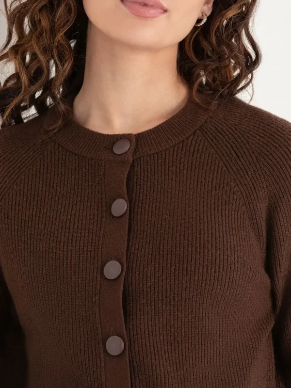 Ricki's Sweaters & Cardigans*Ribbed Button Front Cardigan