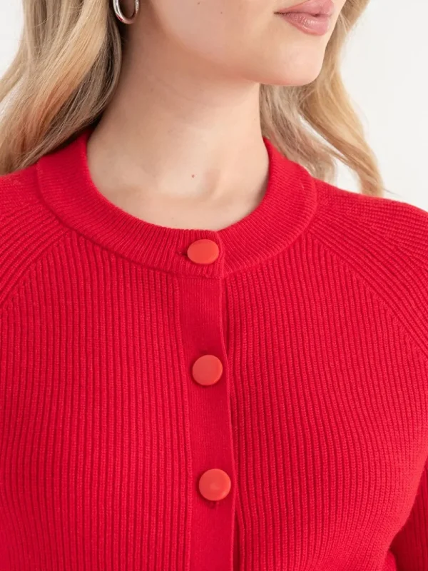 Ricki's Sweaters & Cardigans*Ribbed Button Front Cardigan