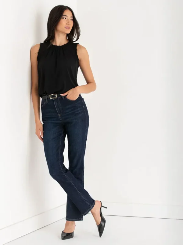 Ricki's Shirts & Blouses*Rory Sleeveless Ruffle Trim Top