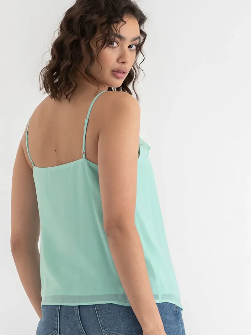 ruffle_cami_blouse_3-4.webp Ricki's Tees & Tanks*Ruffle Cami Blouse