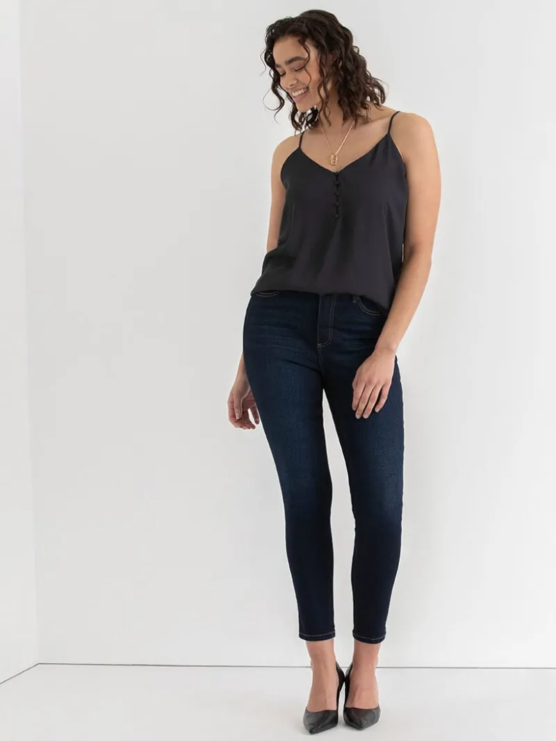 sadie_strappy_vneck_tank__1-1.webp Ricki's Tees & Tanks*Sadie Strappy V-Neck Tank with Button