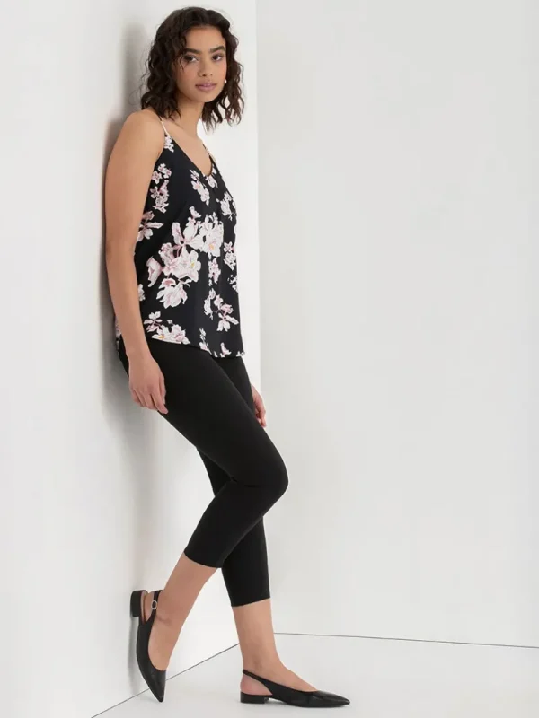 Ricki's Tees & Tanks*Sadie Strappy V-Neck Tank with Button