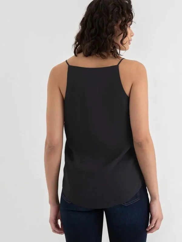 Ricki's Tees & Tanks*Sadie Strappy V-Neck Tank with Button