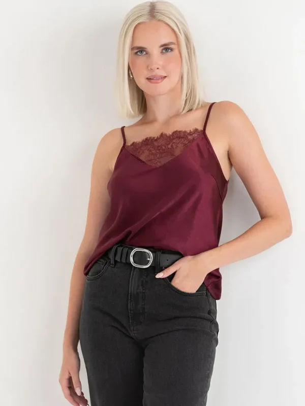 Ricki's Tees & Tanks*Satin Lace Camisole