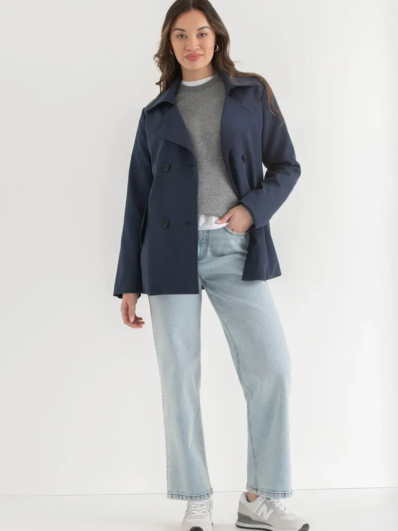 short_double_breasted_tre_0.webp Ricki's Coats & Jackets*Short Double Breasted Trench Coat | Point Zero