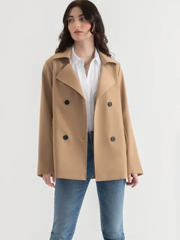 Ricki's Coats & Jackets*Short Double Breasted Trench Coat | Point Zero