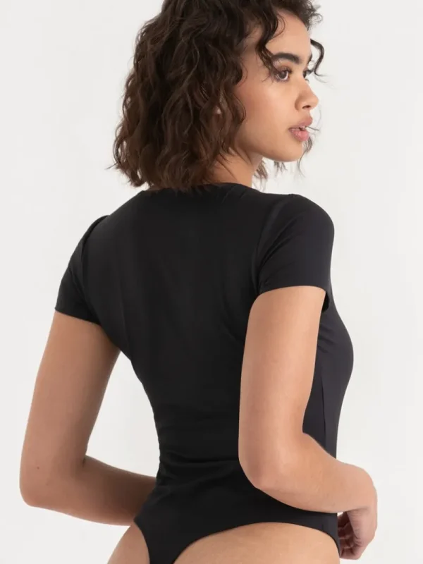 Ricki's Tees & Tanks*Short Sleeve Crewneck Bodysuit