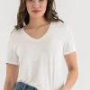 Ricki's Tees & Tanks | Shirts & Blouses*Short Sleeve Modal V-neck Shirt