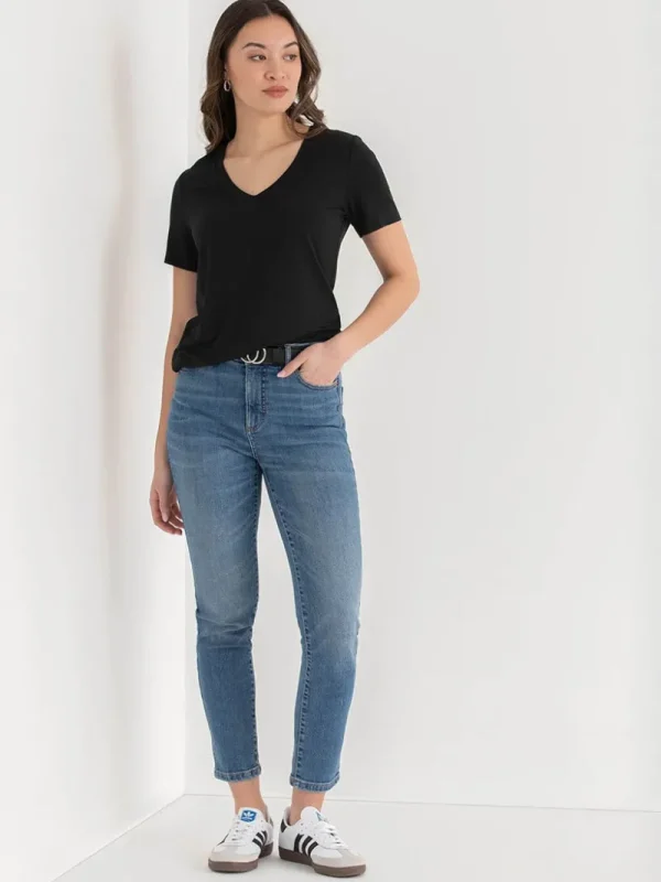 Ricki's Tees & Tanks | Shirts & Blouses*Short Sleeve Modal V-neck Shirt