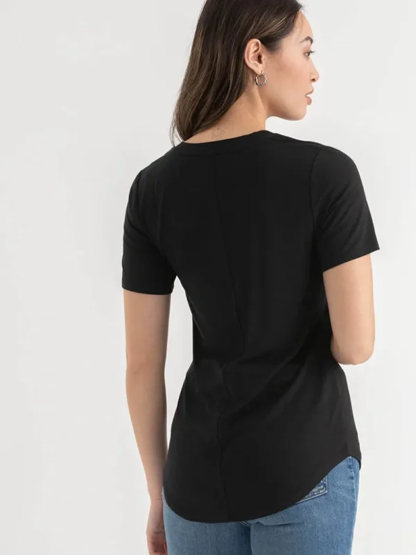 Ricki's Tees & Tanks | Shirts & Blouses*Short Sleeve Modal V-neck Shirt