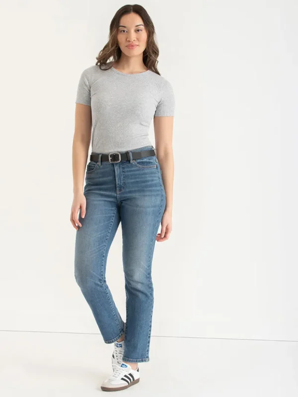 Ricki's Shirts & Blouses*Short Sleeve Ribbed Crew Neck Top