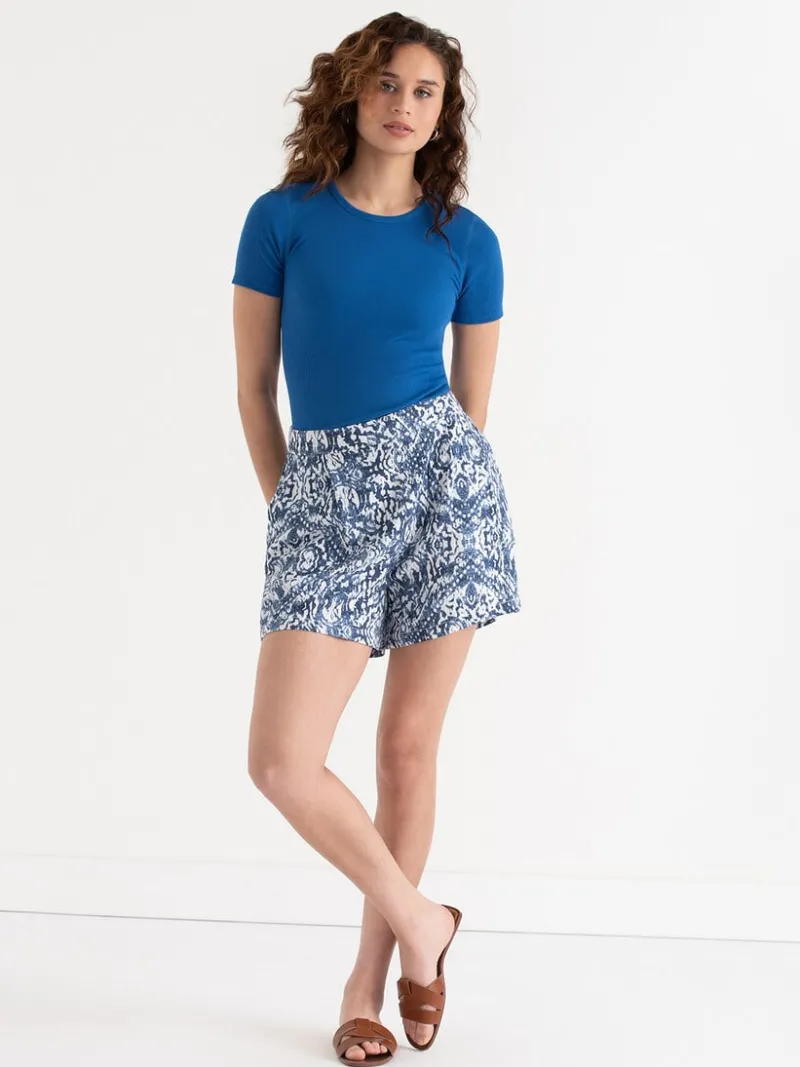 short_sleeve_ribbed_crew__1-13.webp Ricki's Shirts & Blouses*Short Sleeve Ribbed Crew Neck Top