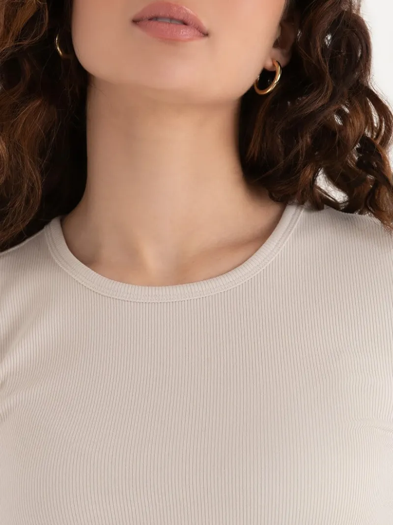 short_sleeve_ribbed_crew__2-17.webp Ricki's Shirts & Blouses*Short Sleeve Ribbed Crew Neck Top