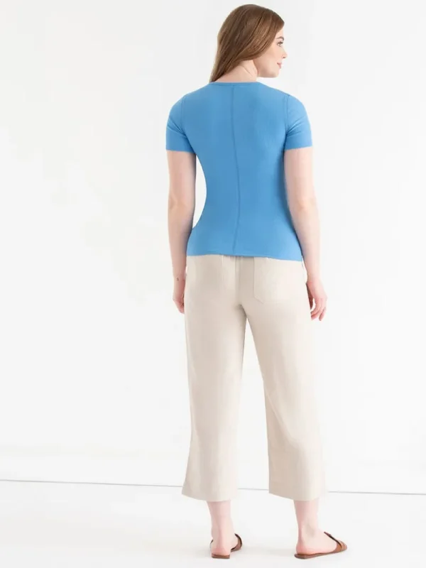 Ricki's Shirts & Blouses*Short Sleeve Ribbed Crew Neck Top