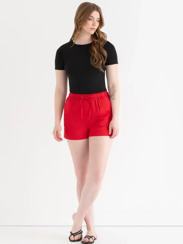 Ricki's Shirts & Blouses*Short Sleeve Ribbed Crew Neck Top