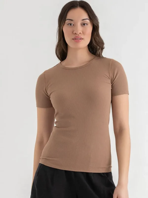 Ricki's Shirts & Blouses*Short Sleeve Ribbed Crew Neck Top