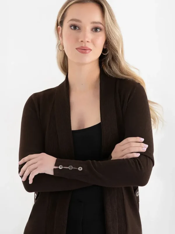 Ricki's Sweaters & Cardigans*Side Tab Button Cardigan