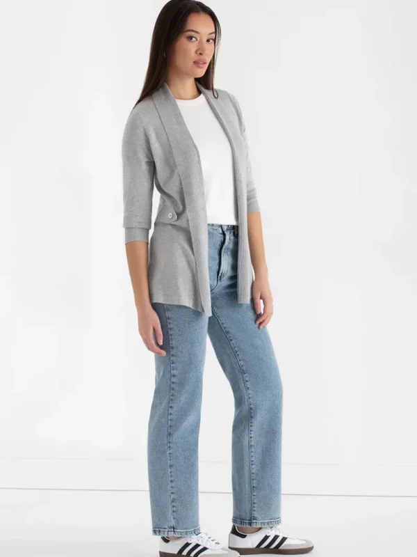 Ricki's Sweaters & Cardigans*Side Tab Button Cardigan