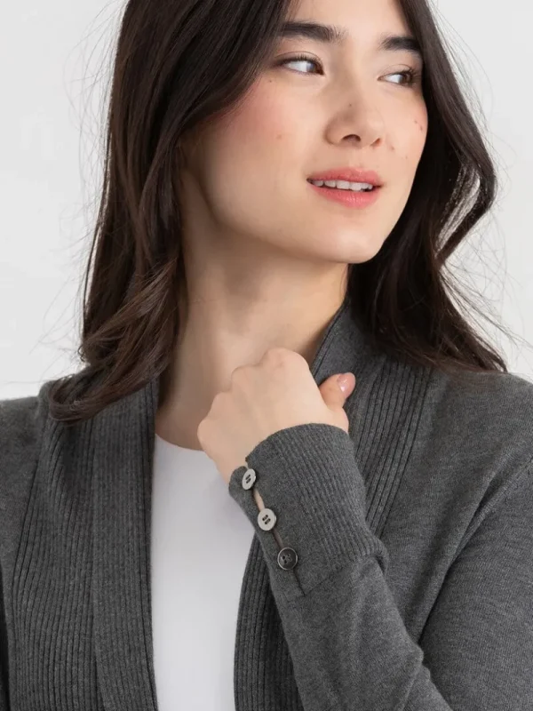 Ricki's Sweaters & Cardigans*Side Tab Button Cardigan