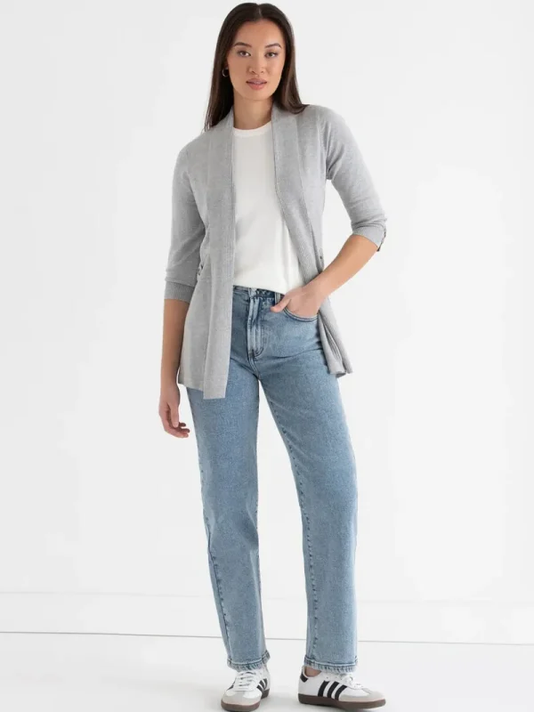 Ricki's Sweaters & Cardigans*Side Tab Button Cardigan