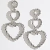 Ricki's Earrings*Hollow Heart Earrings