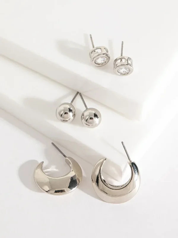 Ricki's Earrings*Metal Earring Trio