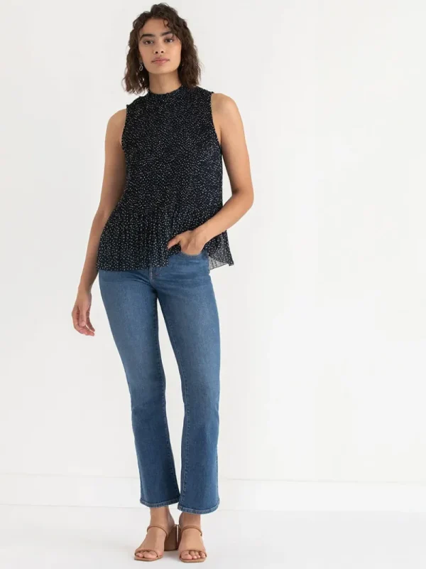 Ricki's Shirts & Blouses*Sleeveless Blouse with Release Pleats