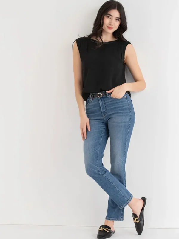 Ricki's Shirts & Blouses*Sleeveless Blouse with Shoulder Trim