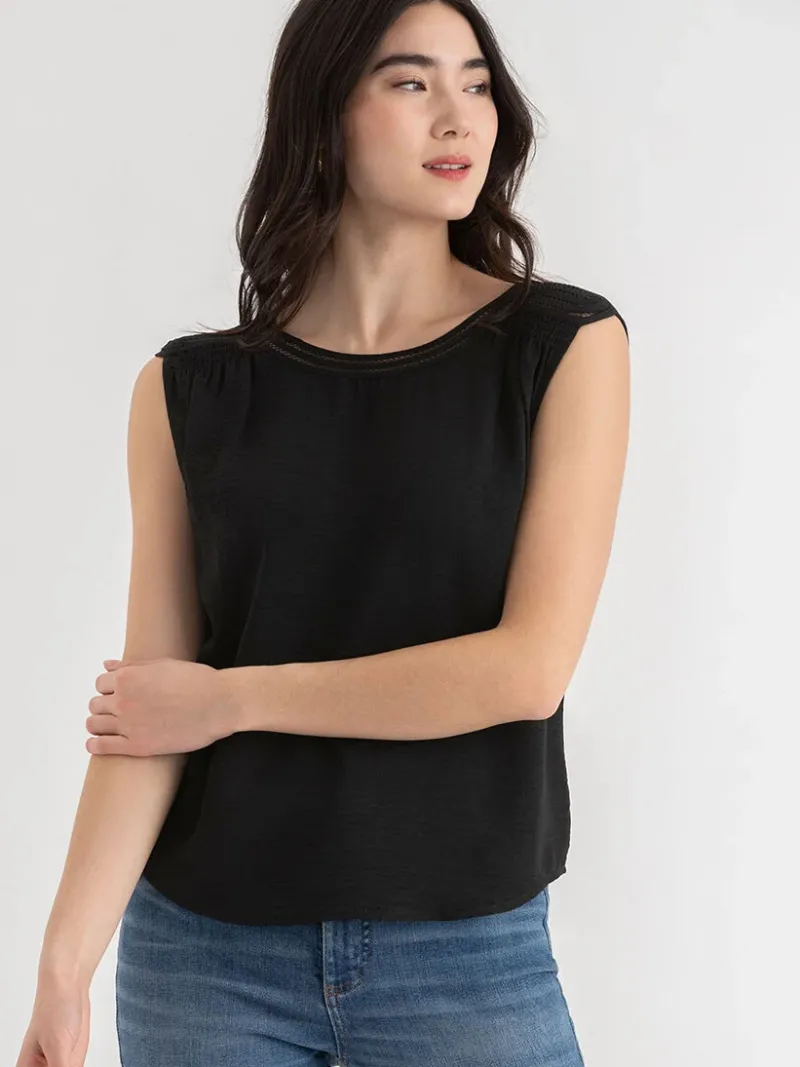 sleeveless_blouse_with_sh_3-2.webp Ricki's Shirts & Blouses*Sleeveless Blouse with Shoulder Trim