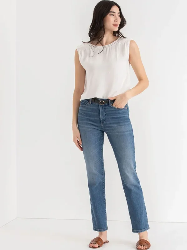 Ricki's Shirts & Blouses*Sleeveless Blouse with Shoulder Trim