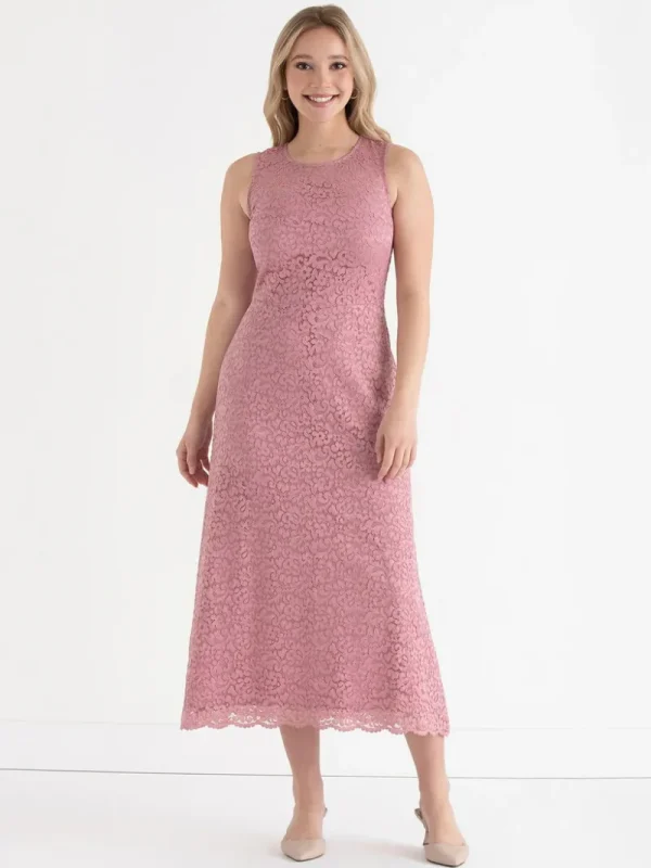 Ricki's Maxi & Midi Dresses*Sleeveless Lace Midi Dress