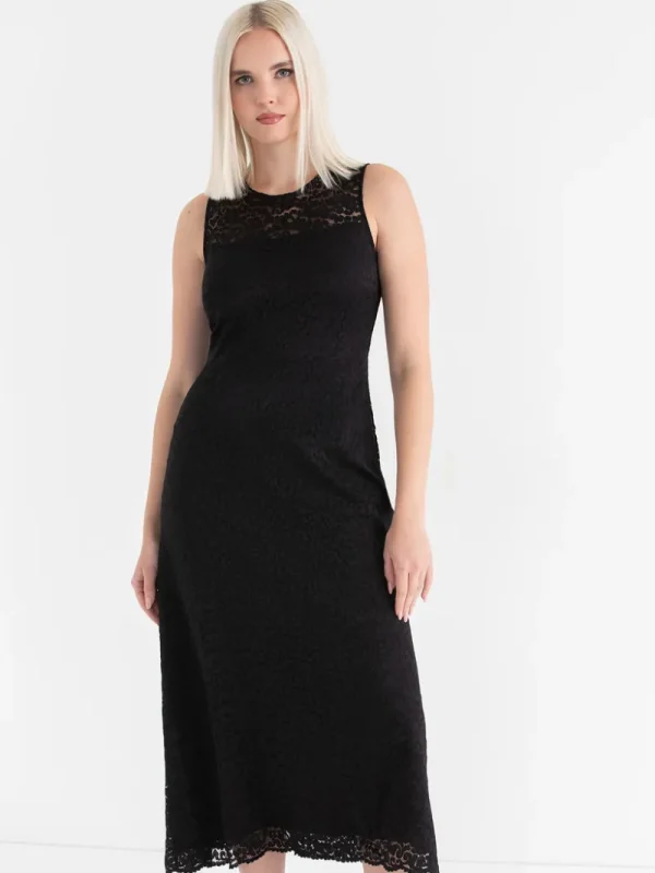 Ricki's Maxi & Midi Dresses*Sleeveless Lace Midi Dress