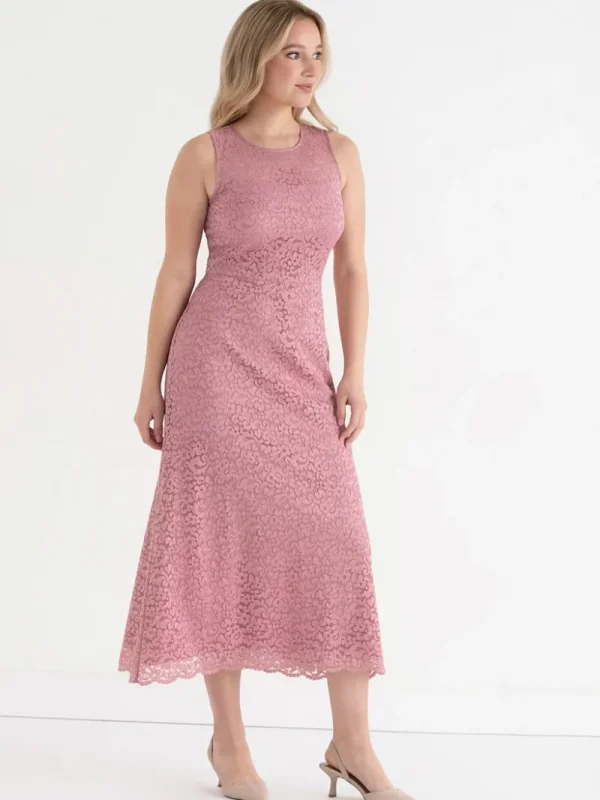 Ricki's Maxi & Midi Dresses*Sleeveless Lace Midi Dress