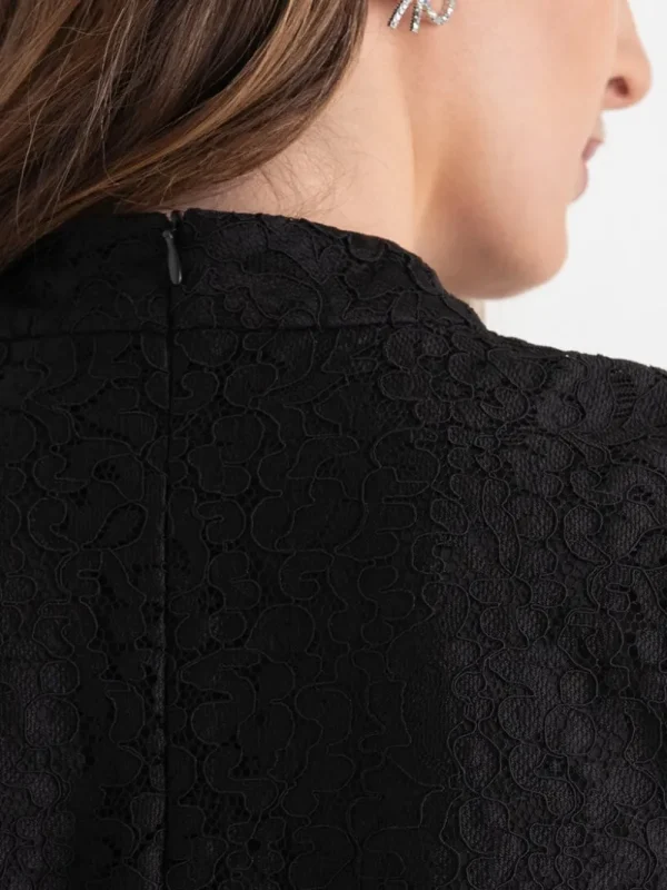 Ricki's Shirts & Blouses*Sleeveless Mock Neck Lace Blouse