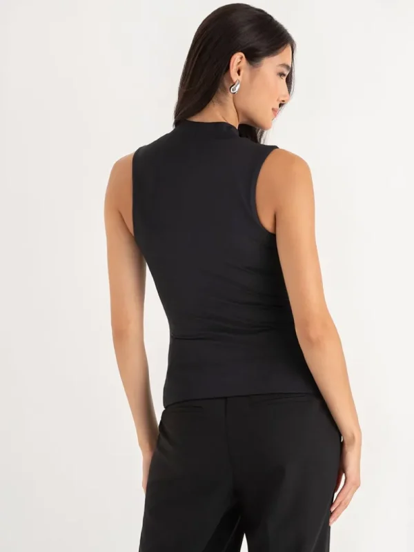 Ricki's Shirts & Blouses*Sleeveless Mock Neck Top