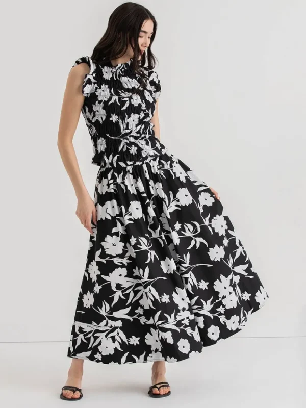 Ricki's Shirts & Blouses*Sleeveless Poplin Smocked Top