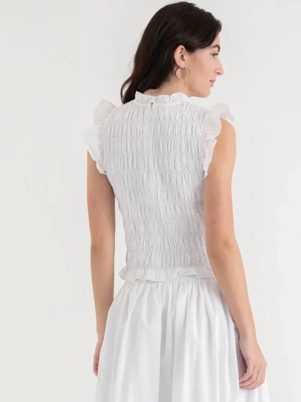 Ricki's Shirts & Blouses*Sleeveless Poplin Smocked Top