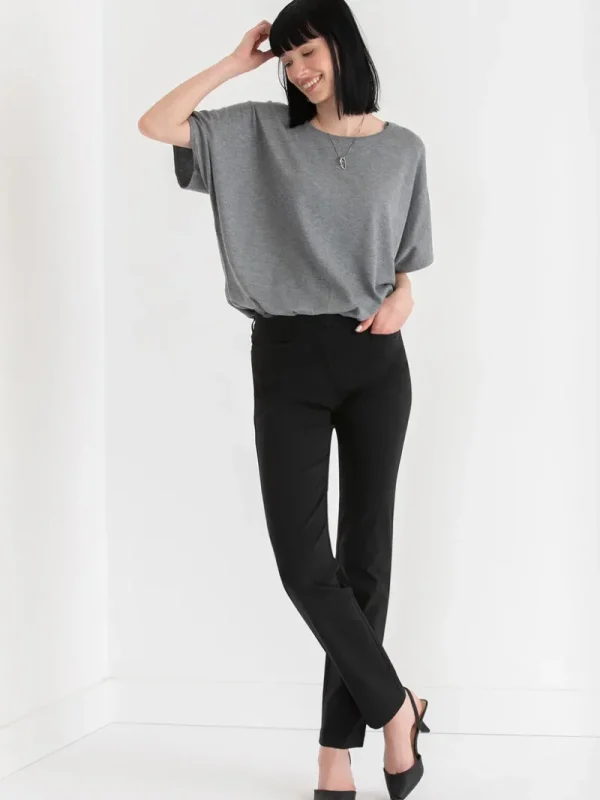 Ricki's Pants*Spencer Straight Leg Pant in Microtwill