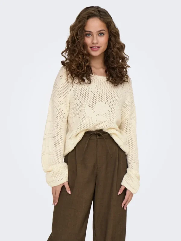 Ricki's Sweaters & Cardigans*Stacy Knit Rose Sweater | Only