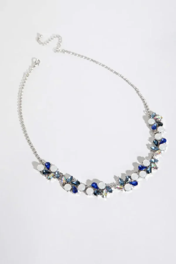 Ricki's Necklaces*Statement Crystal + Pearl Necklace