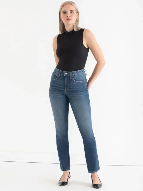 Ricki's Jeans*Stevie High Rise Straight Leg Jeans