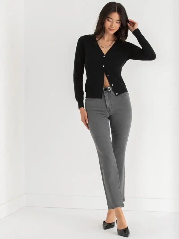 Ricki's Jeans*Stevie High Rise Straight Leg Jeans