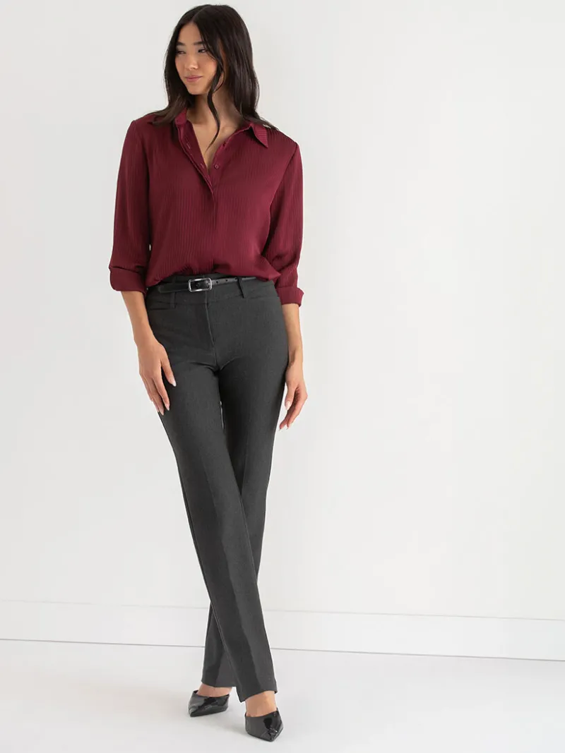 striped_waist_tie_collare_5-3.webp Ricki's Shirts & Blouses*Striped Waist Tie Collared Blouse