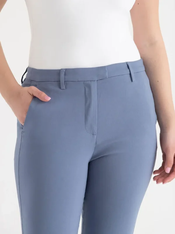 Ricki's Pants*Syd Slim Ankle Pant in Microtwill